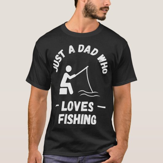 Angler-Evolutionsgeschenk T-Shirt (Vorderseite)