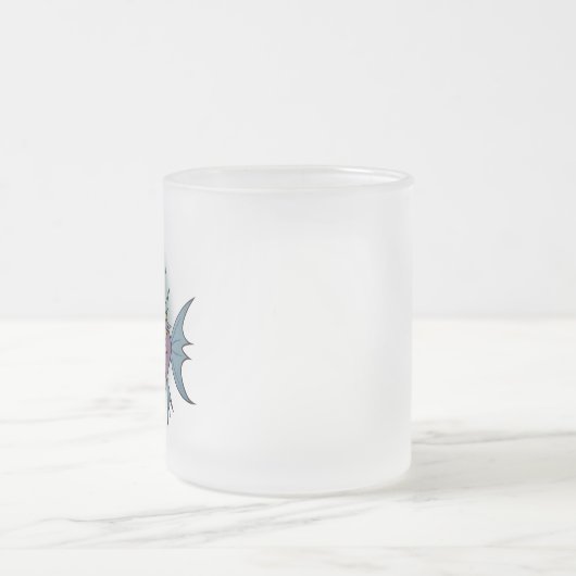 Angler-Fisch-mattierte Tasse (Mittel)