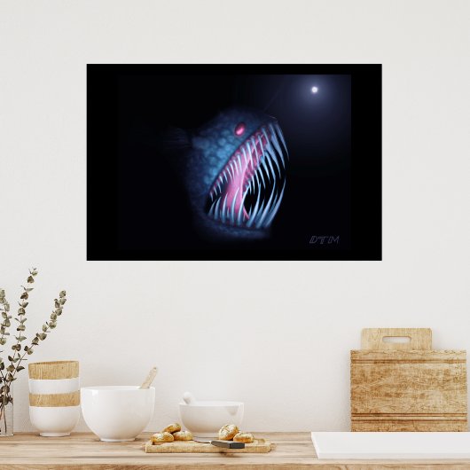 Angler Fish Poster (Küche)