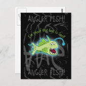Angler Fish Postkarte (Vorne/Hinten)