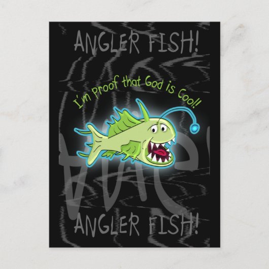 Angler Fish Postkarte (Vorderseite)