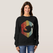 Angler Fish Retro Fisherman Vintage Anglerfish Sweatshirt (Vorne ganz)