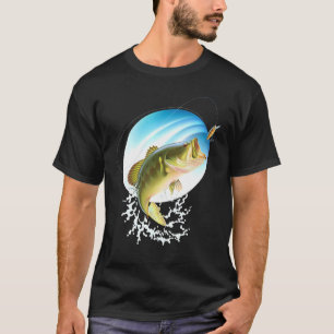 Angler Fishing Herren Damen Fisch Karpfen Hecht T- T-Shirt