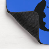 Angler Fishing Themed Funny Slogan Mousepad (Ecke)