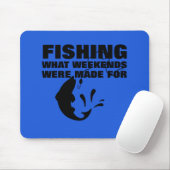 Angler Fishing Themed Funny Slogan Mousepad (Mit Mouse)
