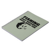 Angler Fishing Themed Funny Slogan Notizblock (Linke Seite)