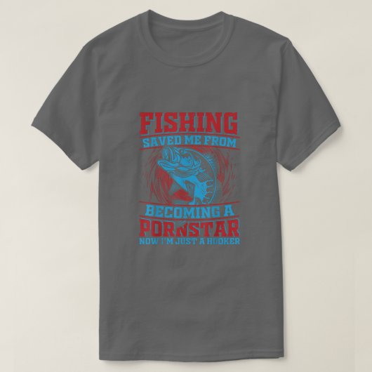 Angler Funny Sprichwort über das Fischen von Männe T-Shirt (Design vorne)