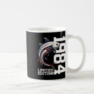 Angler Geburtstags-Angeln Limitierte Auflage 1984 Kaffeetasse