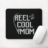Angler-Geschenk Rolle Coole Mutter Fischer Preis L Mousepad (Mit Mouse)