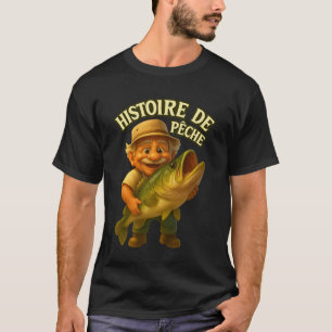 Angler-Geschichte â€“ Der GroÃŸvater-Angler groÃŸe T-Shirt