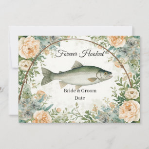 Angler-Hochzeit Save-the-Date Einladung