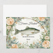Angler-Hochzeit Save-the-Date Einladung (Vorne/Hinten)