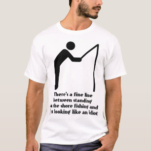 Angler Idiot Lustiges Shirt Humor