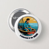 Angler in der Ausbildung Button (Vorne & Hinten)