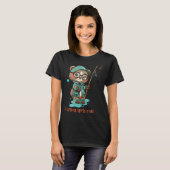 Angler Mädchen regieren  T-Shirt (Vorne ganz)
