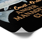 Angler Meme Schlimmster Tag des Fischens übertriff Poster (Ecke)