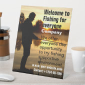 Angler-Morgengrauen Sockelschild (In Situ)