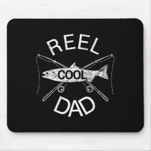 Angler Papa Fishing Daddy Dad Witz Cool Lustig Mousepad