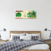 Angler Peas LabelChicago, IL Leinwanddruck (Insitu (Schlafzimmer))