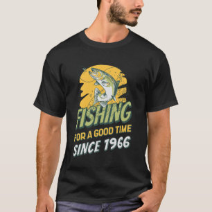 Angler seit 1966 Fischer 60. Geburtstag Angeln T-Shirt