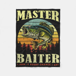 Angler-Shirt Meister-Angler Lustig Von Dad Fleecedecke