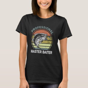Angler-Shirt Professional Master-Köder Lustig Vin T-Shirt