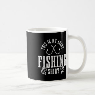 Angler Spruch Fischer Geschenk Das ist mein Glücks Kaffeetasse