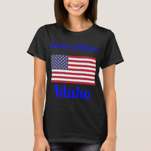 Angler-Tarnung US-amerikanische Flagge Fisch Fisch T-Shirt
