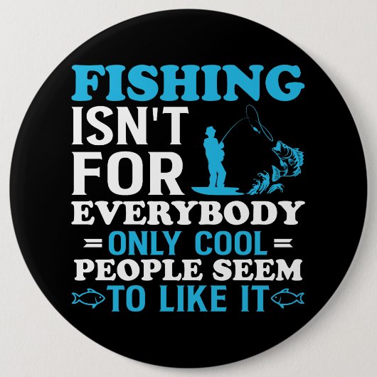 Angler-Thema Button (Vorderseite)