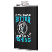 Angler-Thema Flachmann (Links)