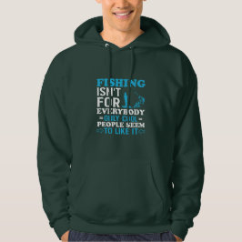 Angler-Thema Hoodie