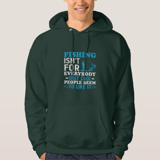 Angler-Thema Hoodie (Vorderseite)
