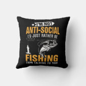 Angler-Thema Kissen (Rückseite)