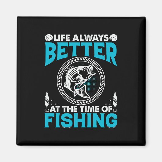 Angler-Thema Magnet (Vorne)