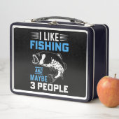 Angler-Thema Metall Brotdose (Beispiel)