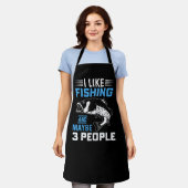 Angler-Thema Schürze (Getragen)