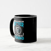Angler-Thema Tasse (Vorderseite Links)