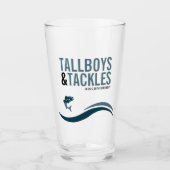 Angler-Trip Tallboys & Tackles Geburtstagsfeier Glas (Vorderseite)