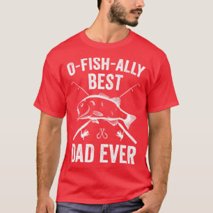 Angler-Vater Fischer Fisch Lustiger Vater Geschenk T-Shirt