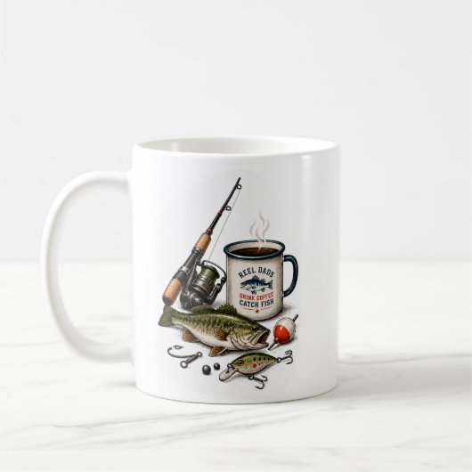 Angler-Vater-Modus Kaffeetasse (Links)