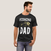 Angler-Vater-Tee Skelett Fisch Knochen Tees Scharf (Vorne ganz)