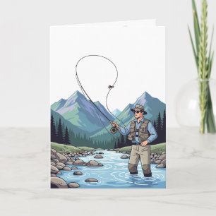 Angler-Vatertag-Gruß Karte