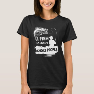 Angler-Würger-Kostüm für Leute Fischer T-Shirt