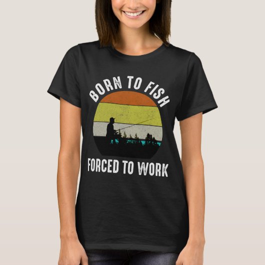 Anglerdesign, lustiger Spruch T-Shirt (Vorderseite)