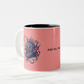 Anglerfisch Monster Kaffeetasse (Vorderseite Links)