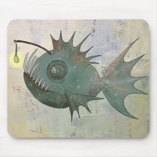 Anglerfisch Mousepad (Vorne)