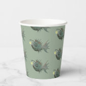 Anglerfisch Pappbecher (Rückseite)