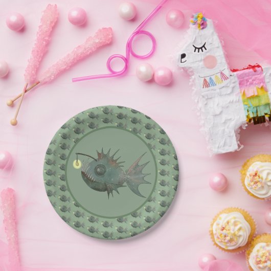 Anglerfisch pappteller (Party)