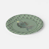 Anglerfisch pappteller (Schrägansicht)