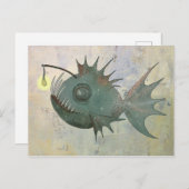 Anglerfisch Postkarte (Vorne/Hinten)